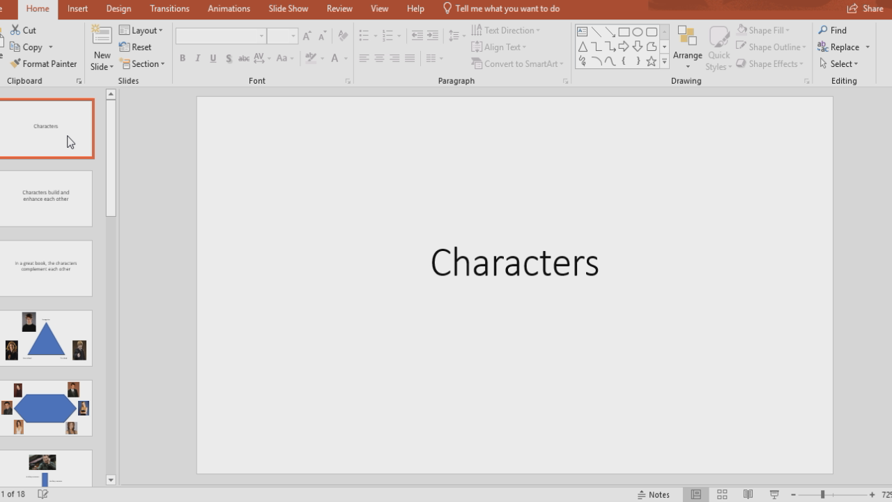 3 -Three methods for building character relationships