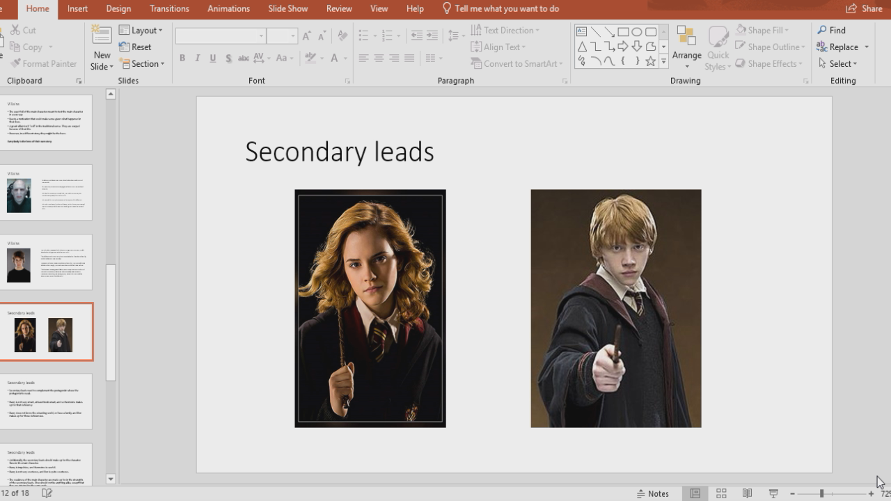 5 - Making ancillary characters