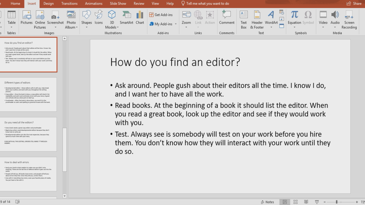15 - Finding editors