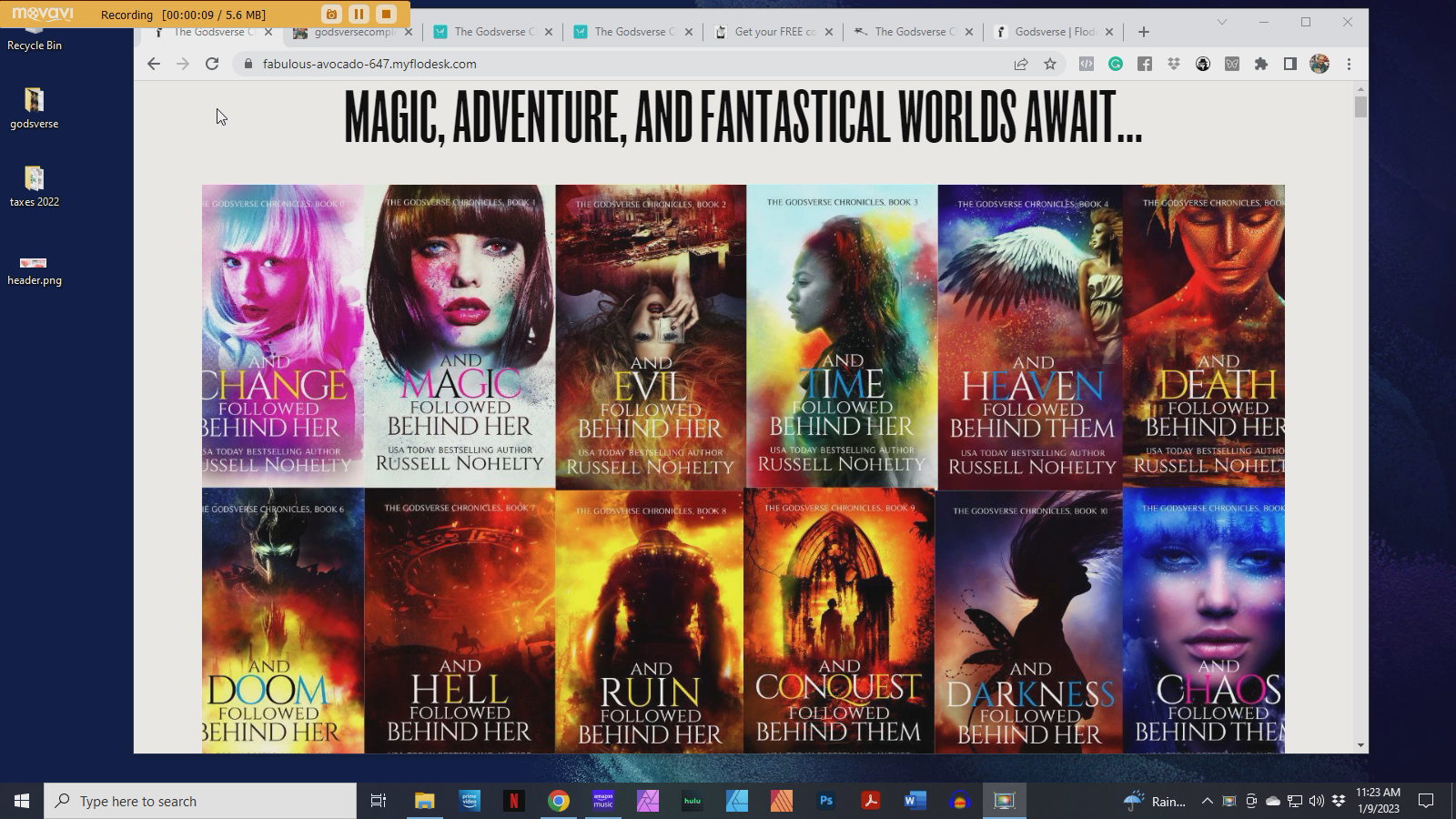 FINAL Godsverse Chronicles Sales page and funnel design walkthrough + TEMPLATE!!!!!