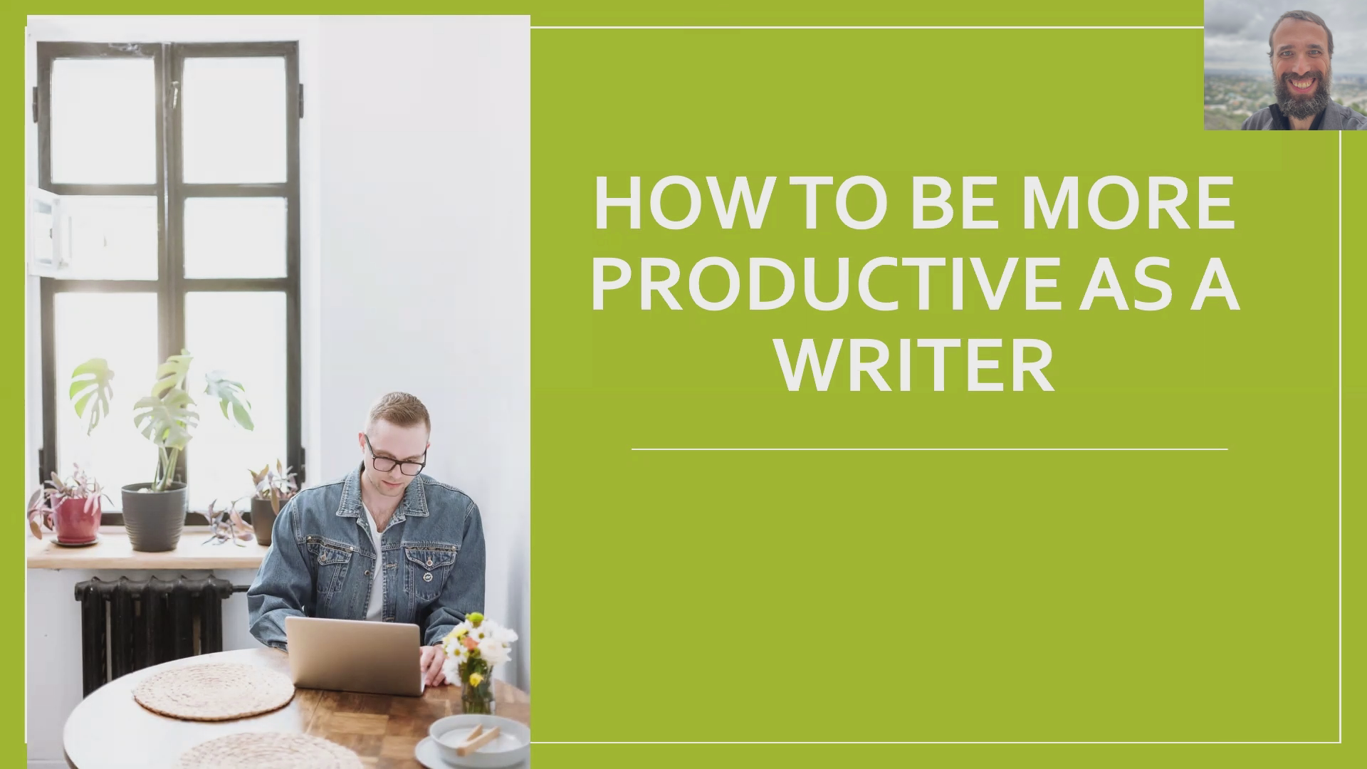 How to be a more productive writer